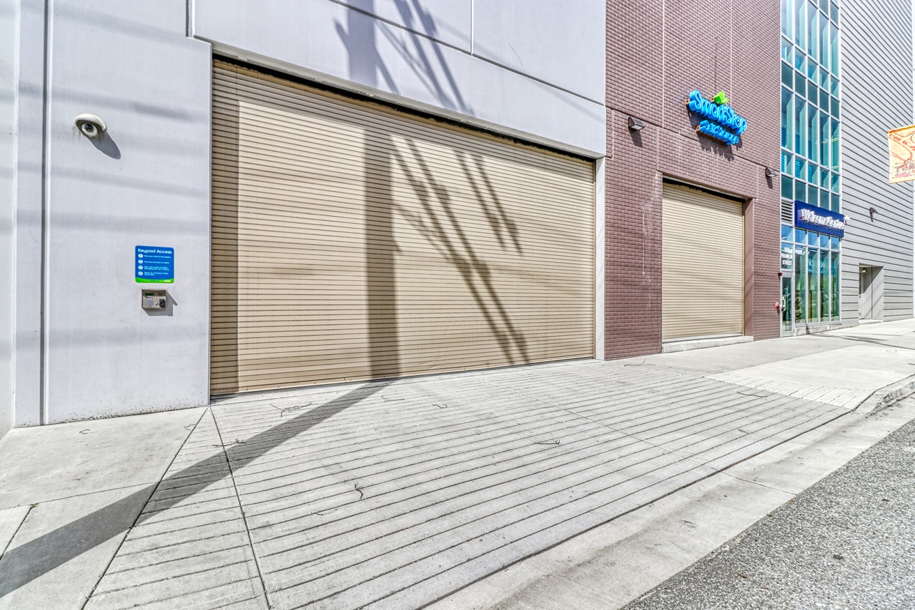 SmartStop Self Storage Facility at 1615 Franklin St Vancouver, BC- Entry Doors