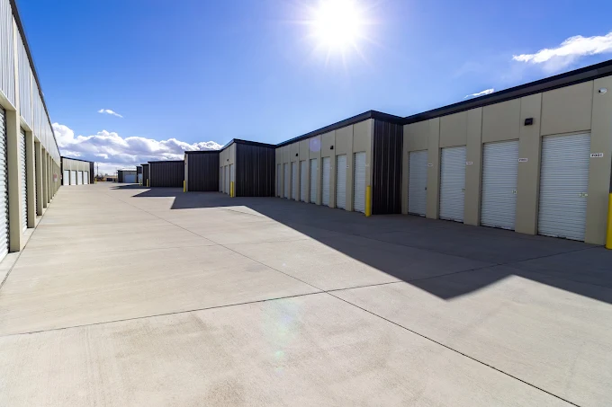 Drive-up units at NewFrontierSelfStorage-1161EvansSt, Laramie, WY