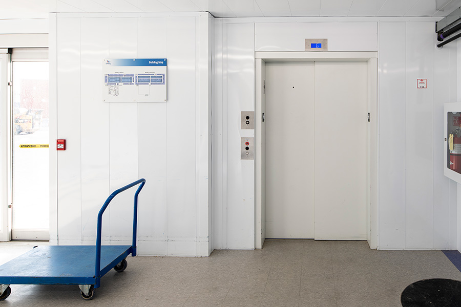 Elevators at SmartStopSelfStorage-MississaugaONT-135MathesonBlvdE