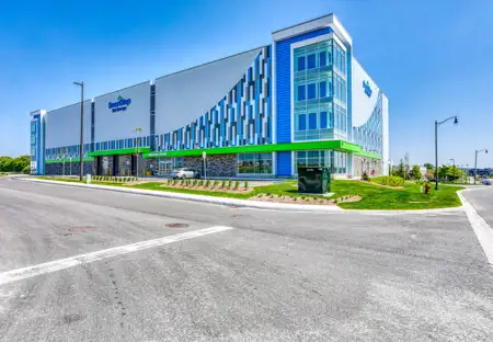 SmartStop Self Storage Facility at 87 Goulding Ave, Aurora, ON - Storefront