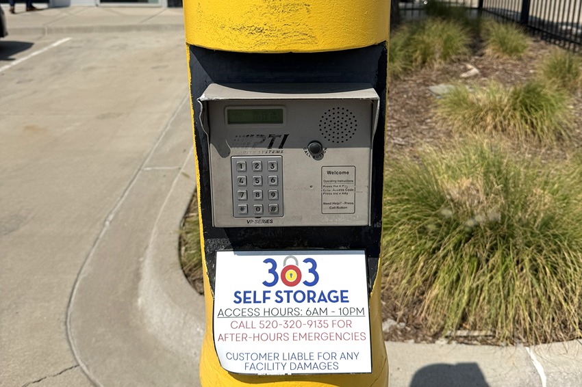 Keypad at 303SelfStorage-DenverCO-3800NMonacoPkwy