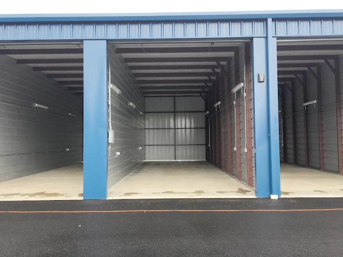 Drive-up units at New Frontier Self Storage-4426NSullivanRd Spokane Valley, WA