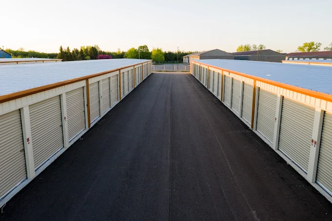 Drive up units at NewFrontierSelfStorage-HudsonWI-614BrakkeSt