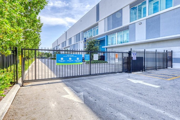  Gate at SmartStopSelfStorage-Miami, FL-250 NE 135th St