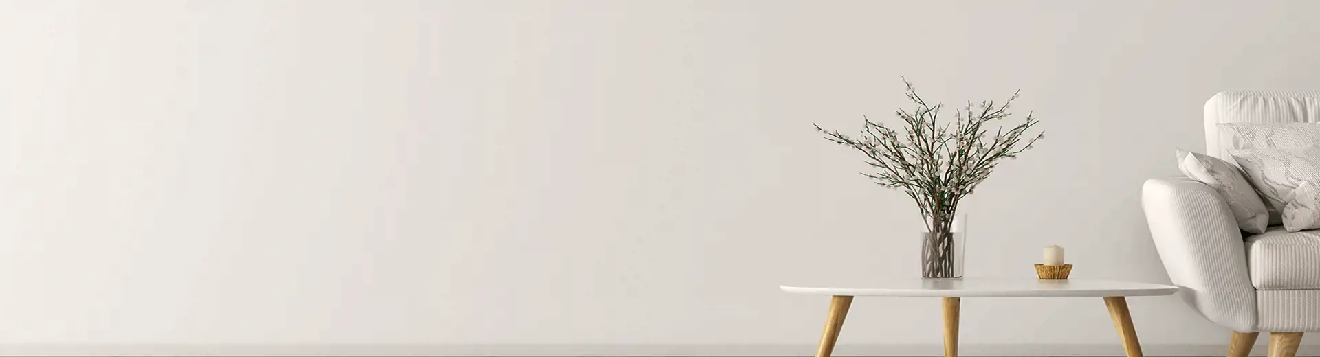 image of near empty room with table and couch