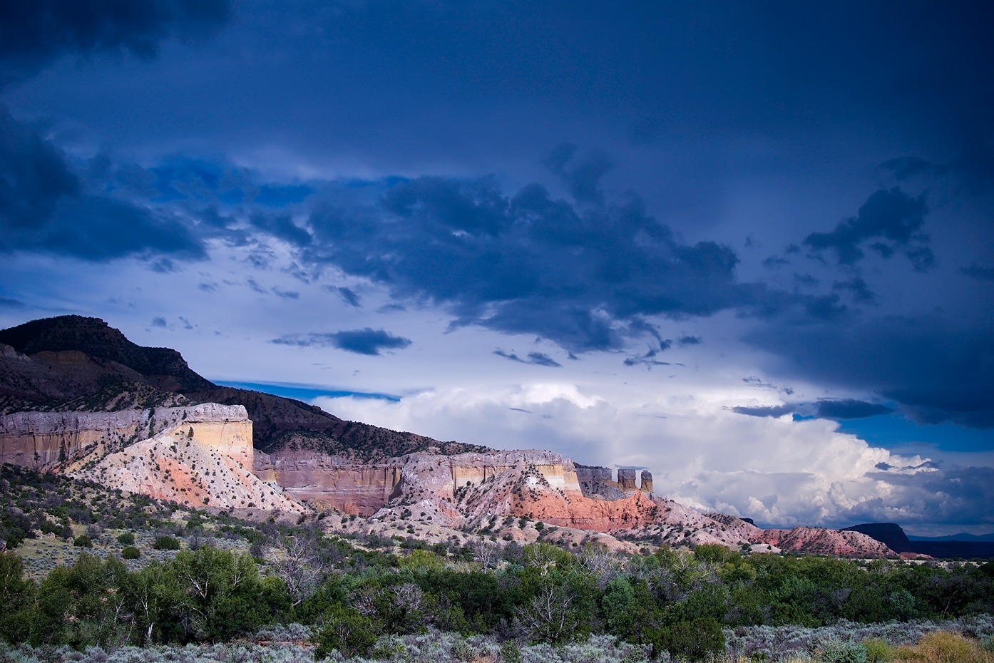 image of Ghost Ranch in northern New Mexico before a rain storm | SmartStop