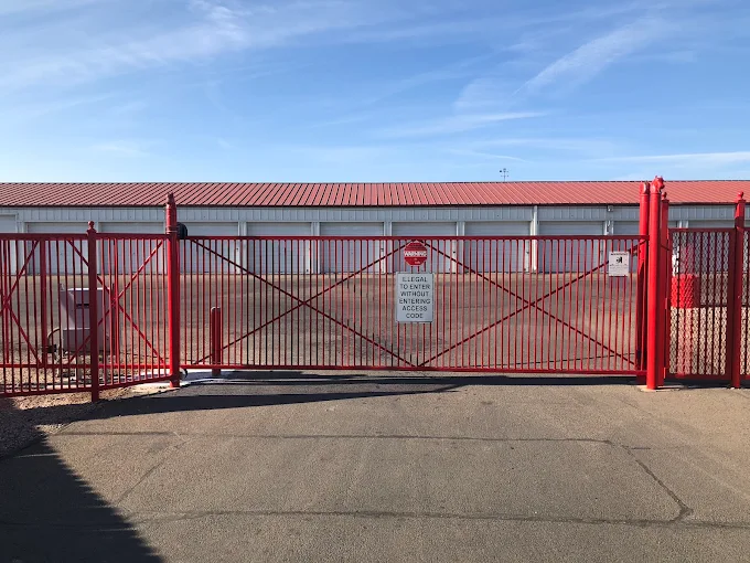 Gate at NewFrontierSelfStorage-200 S College Dr