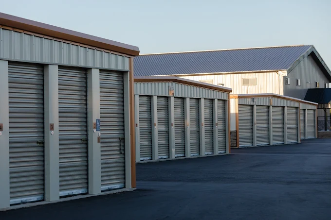 Drive up units at NewFrontierSelfStorage-HudsonWI-614BrakkeSt
