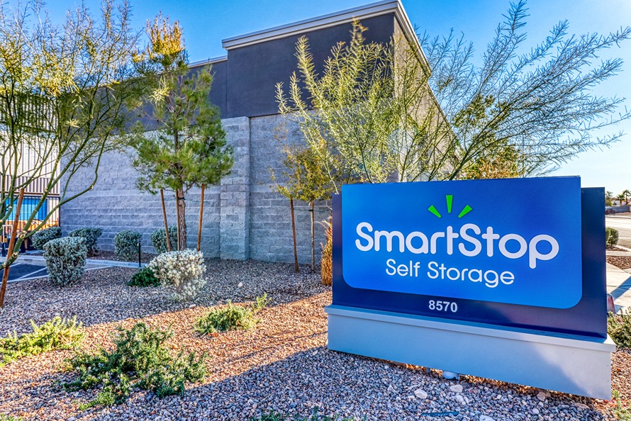 SmartStop Self Storage Facility at 8570 S Durango Drive, Las Vegas, NV - Storefront