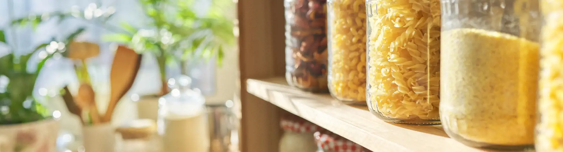 Organized Kitchen Mason Jars