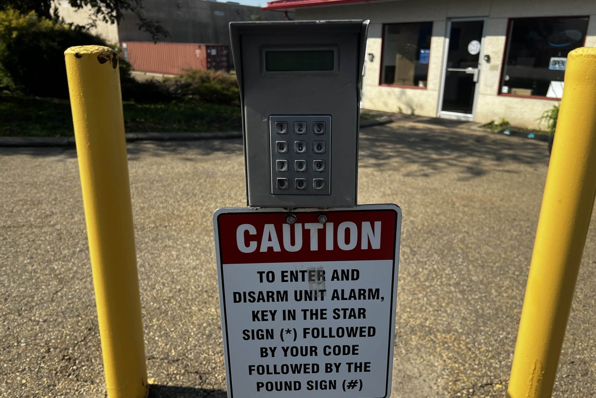 SmartStop Self Storage Facility at 13432 143 St NW, Edmonton, AB - Keypad Access