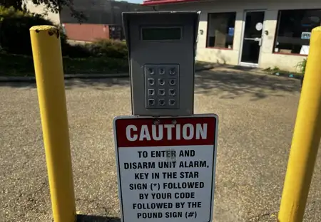 SmartStop Self Storage Facility at 13432 143 St NW, Edmonton, AB - Keypad Access