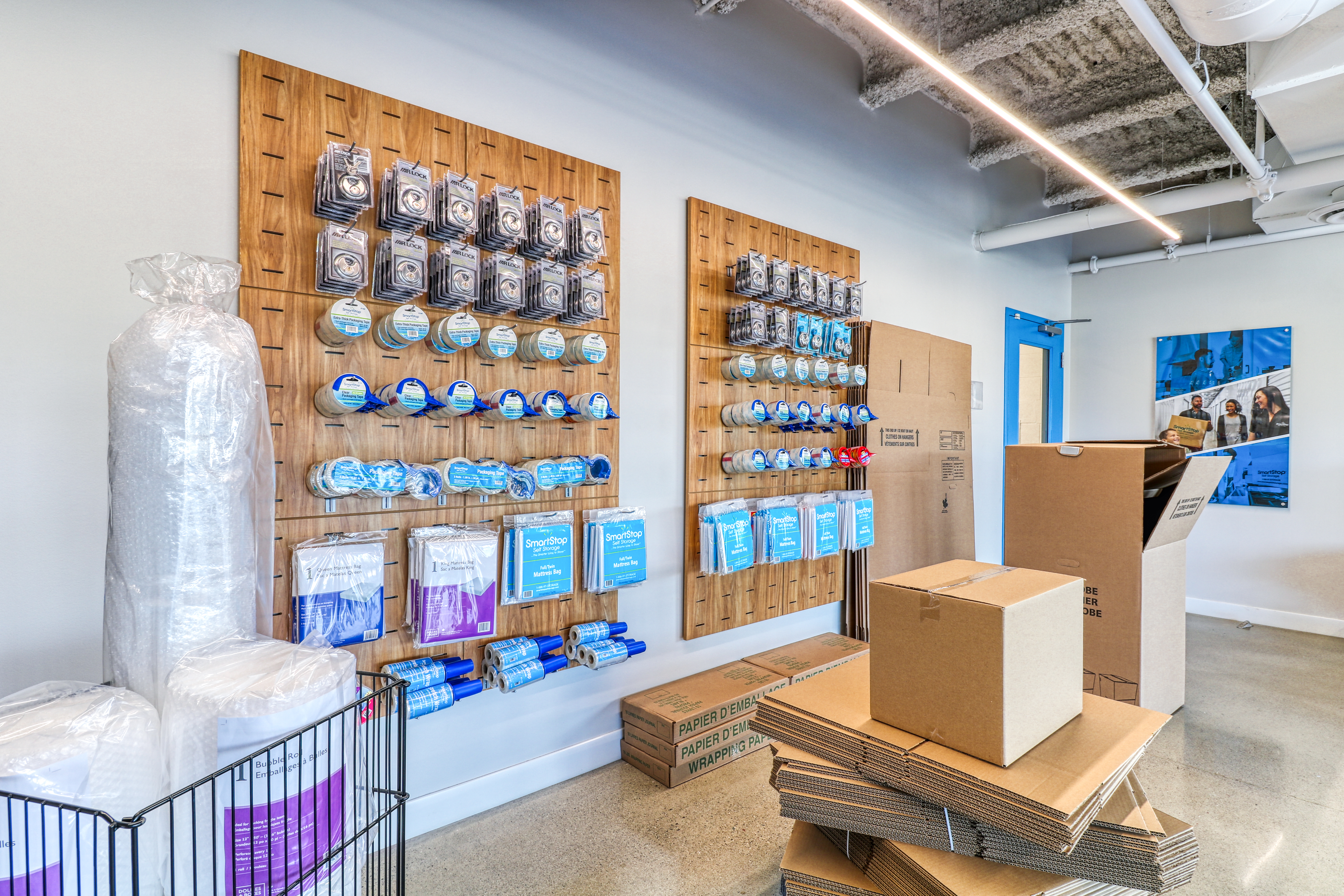 SmartStop Self Storage Facility at 450 Iroquois Shore Rd, Oakville, ON - Supplies