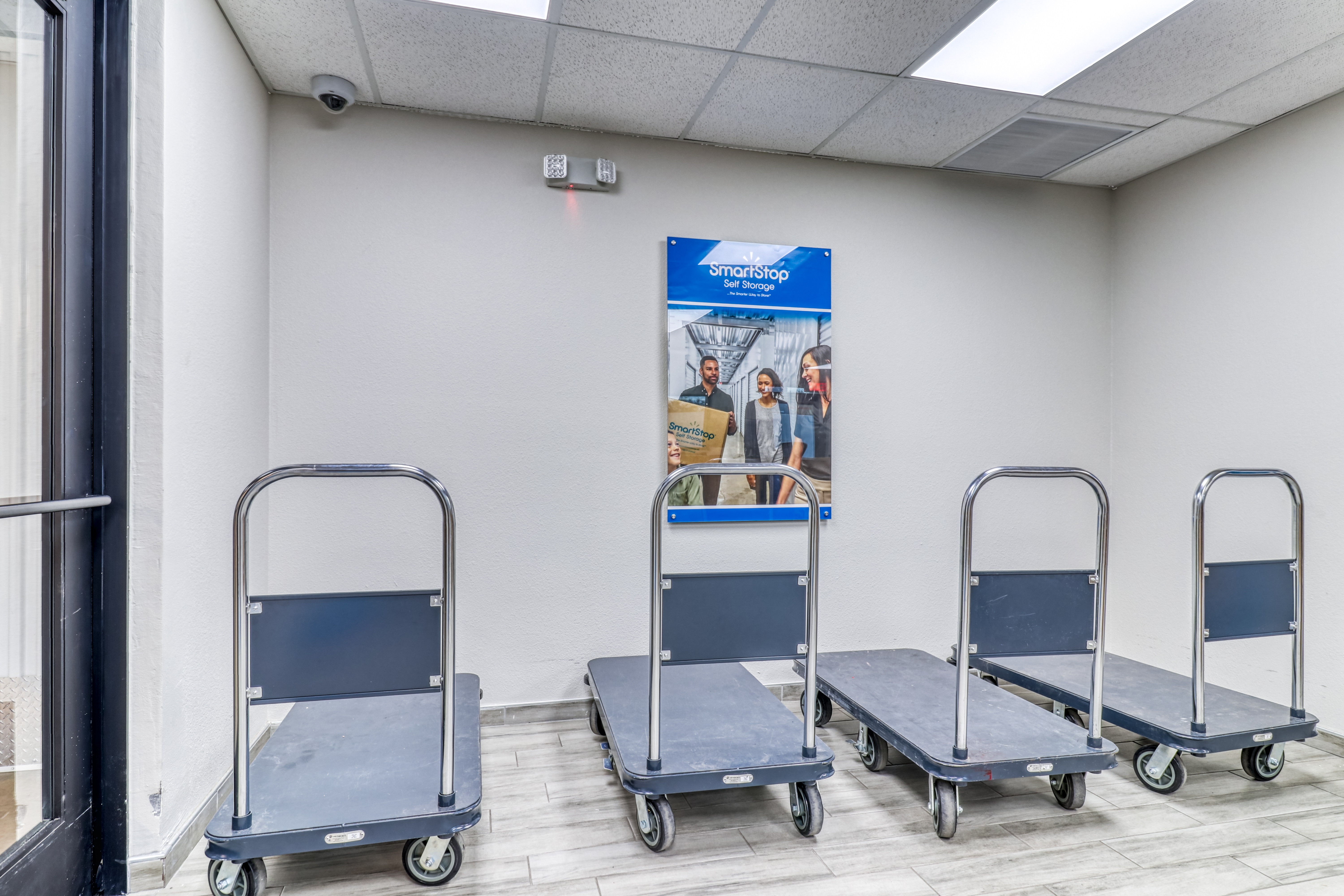 SmartStop Self Storage Facility at 4730 E Baseline Rd, Phoenix, AZ - Moving Carts