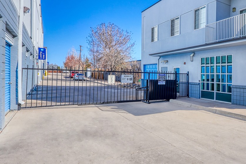 SmartStop Self Storage Facility at 5885 W Colfax Lakewood, CO - Gate
