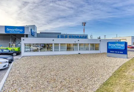 SmartStop Self Storage Facility at 10820 119 St. NW, Edmonton, AB - Storefront
