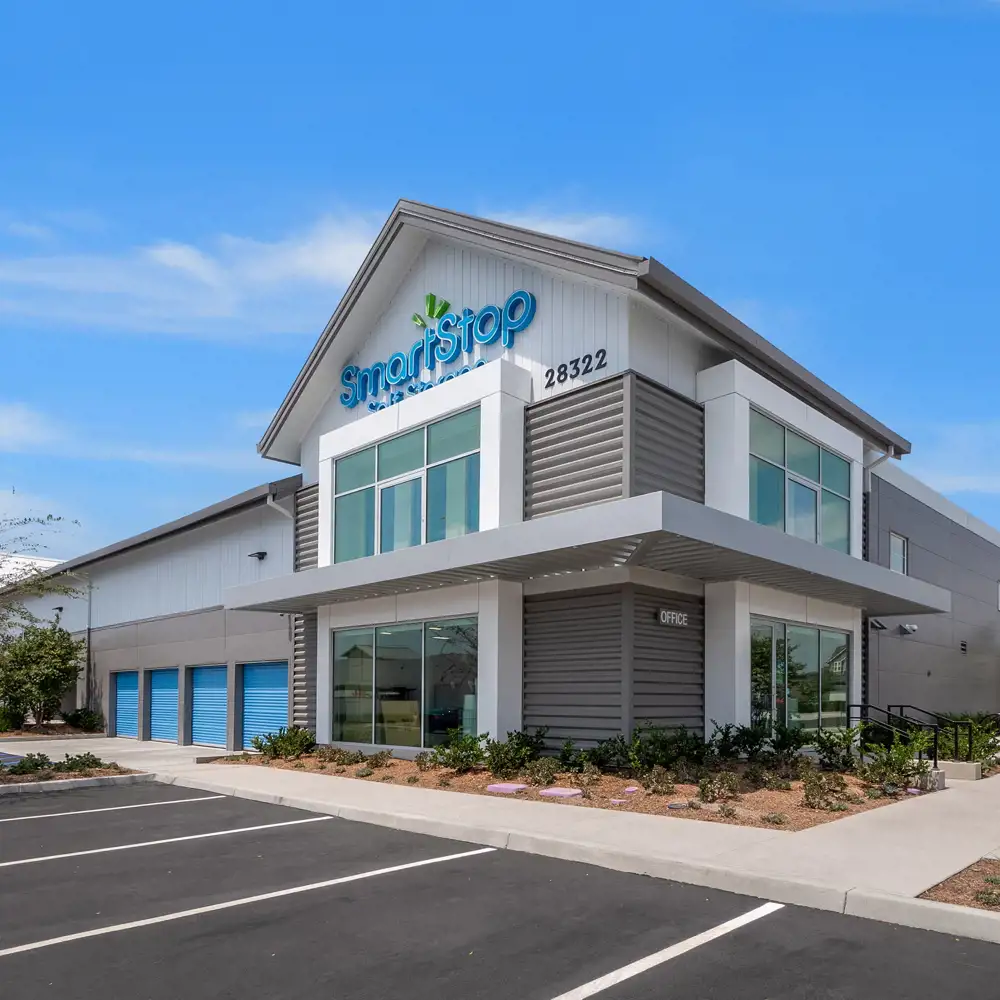exterior of a smartstop self-storage facility