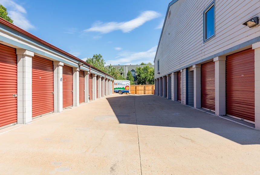 Drive Up units at 303 Self Storage 6800 S Holly Circle Centennial, CO 80112
