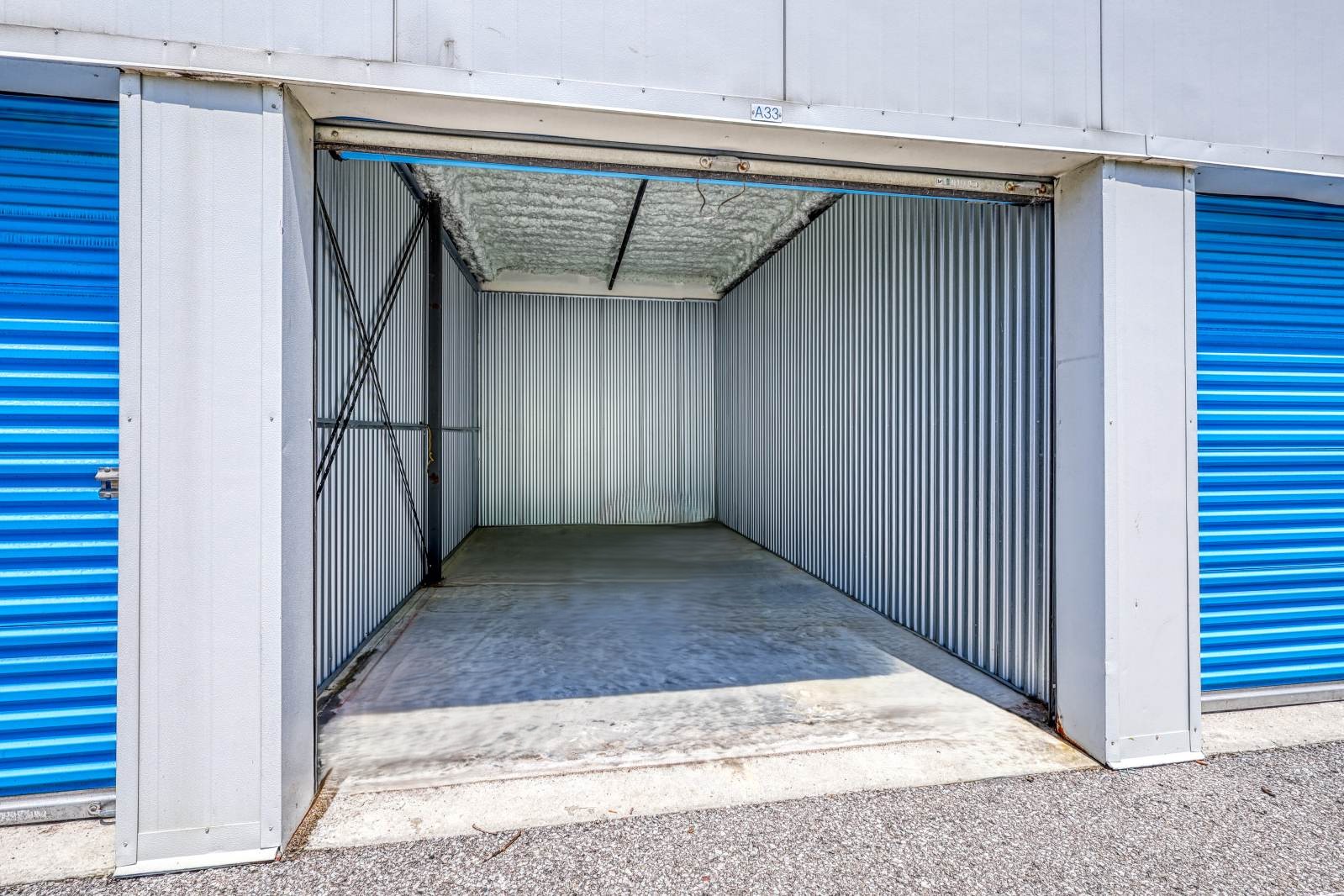Drive Up Storage Unit at SmartStop self storage facility in Scarborough, Ontario on 515 Centennial Rd N