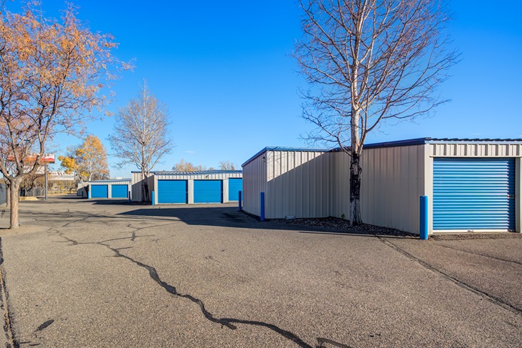 Drive up units  at NewFrontierSelfStorage-4740UnderpassAve