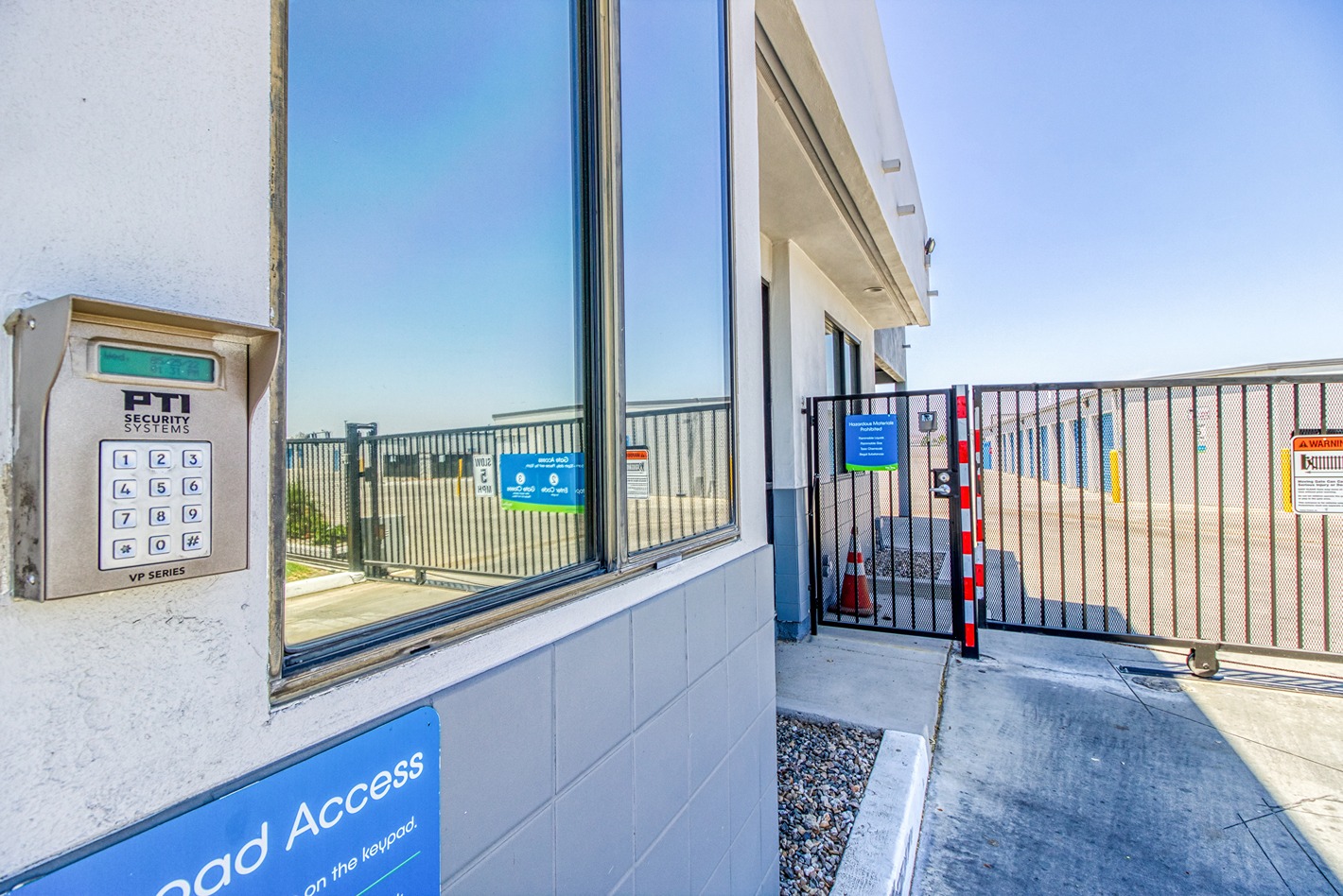 SmartStop Self Storage Facility at 6637 Van Buran Blvd Riverside, CA - Keypad Access