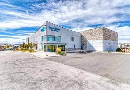 SmartStop Self Storage Facility at 7411 S Gartrell Rd, Aurora, CO - Storefront