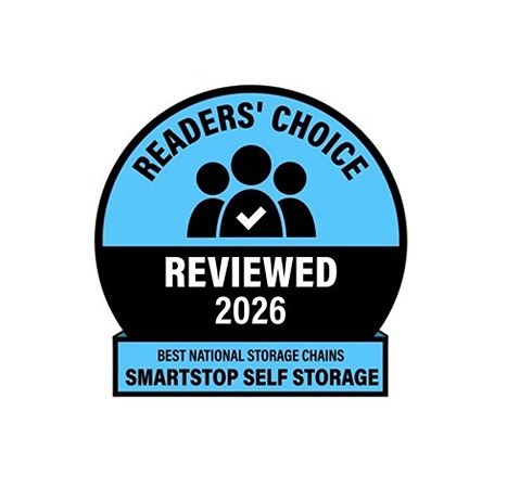Image of Reviewed 2026 award banner for best national storage chain