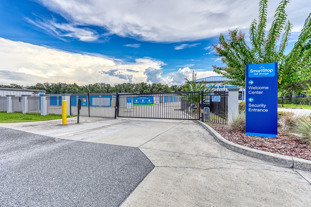 Access Gate at SmartStop Self Storage 175 Rolling Acres Rd, Lady Lake, FL