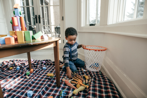 kid cleaning toys