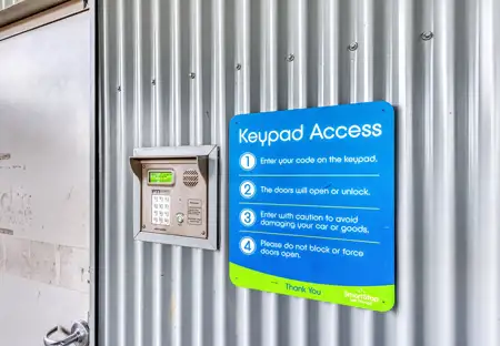 SmartStop Self Storage Facility at 10820 119 St. NW, Edmonton, AB - Keypad Access