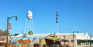 A look at Gilbert's water tower from the downtown area.