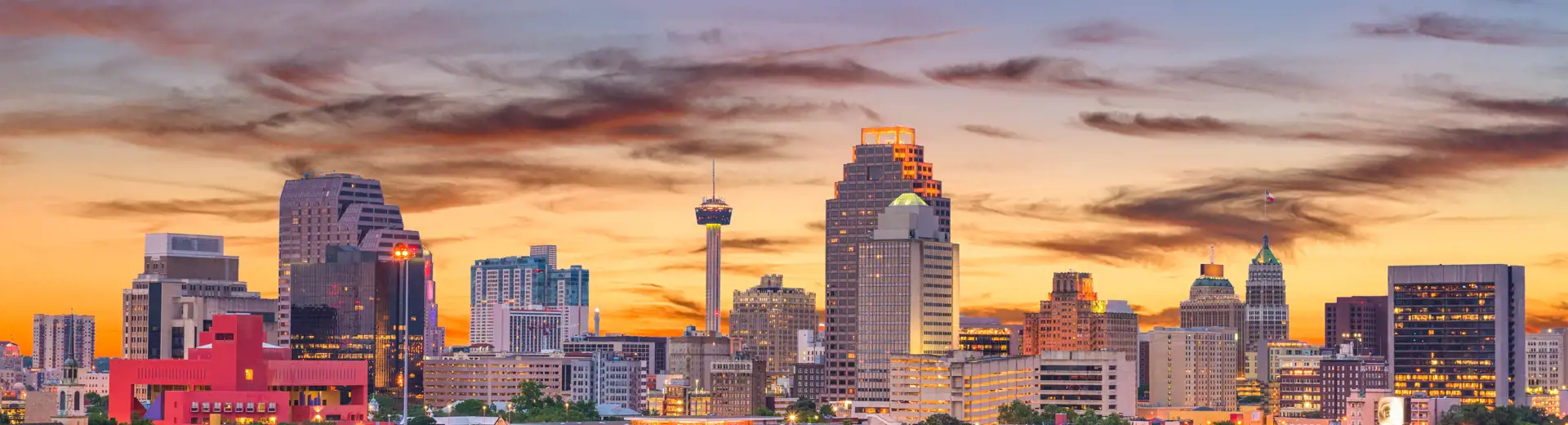 Ligne d'horizon de San Antonio