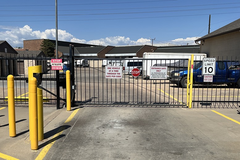 Gate at SmartStopSelfStorage-DenverCO-1208 W Evans Ave