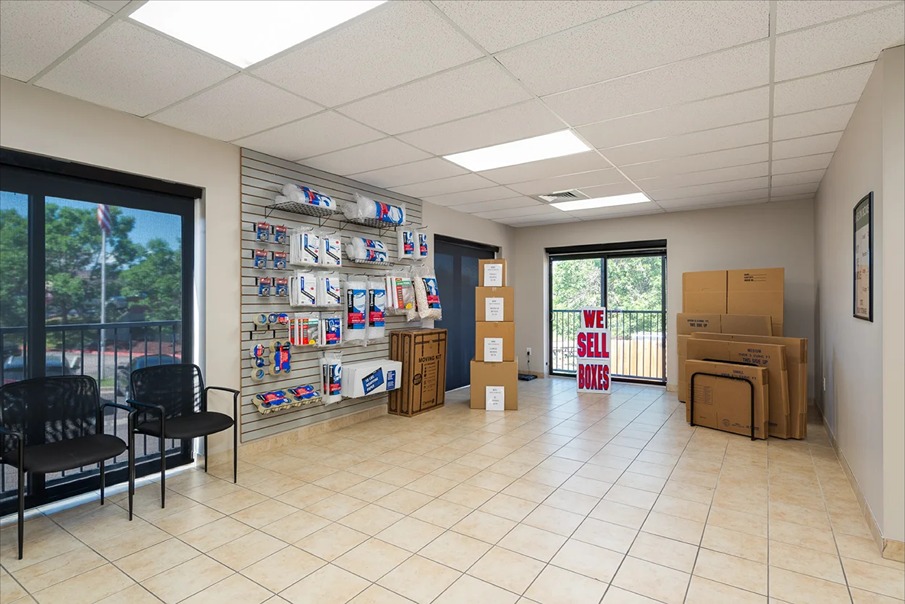 Moving supplies at DTC Self Storage 7326 S Yosemite St Centennial, CO 80112