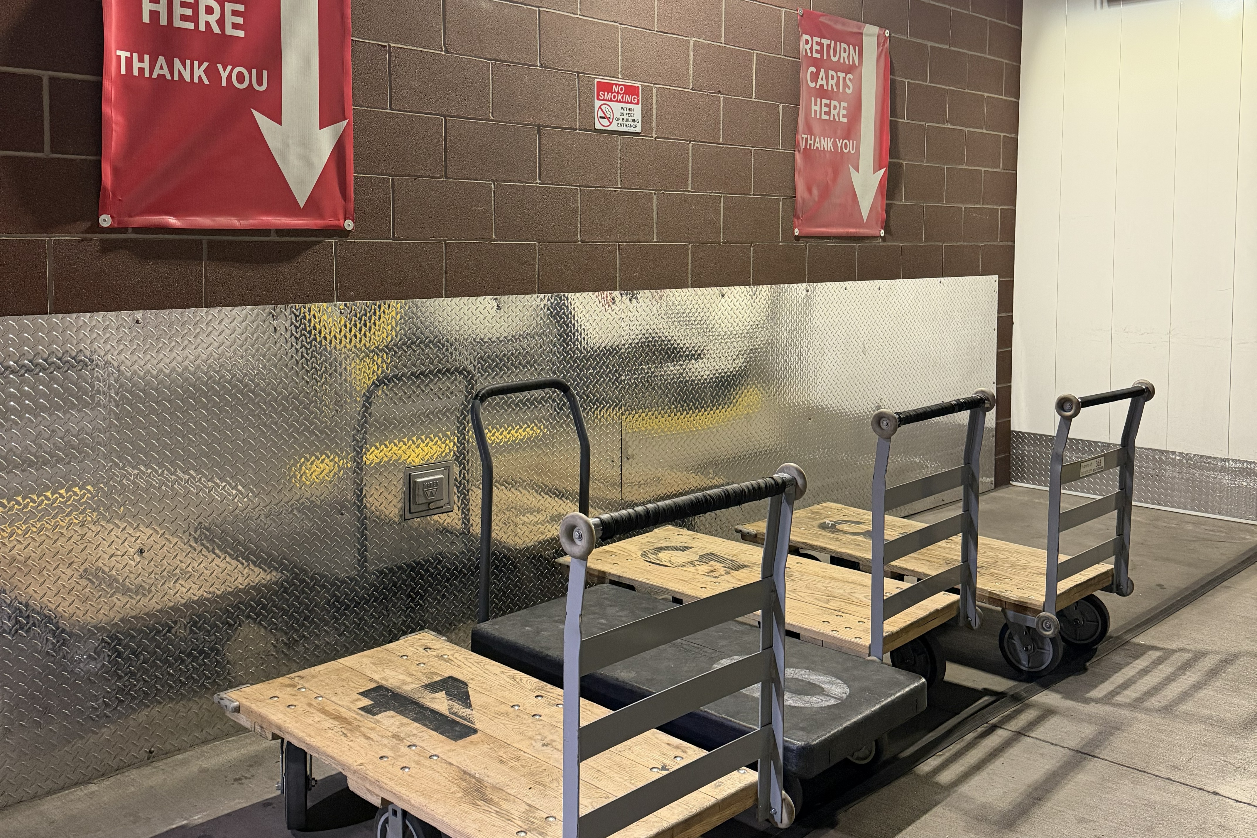 Handcarts at 303SelfStorage-DenverCO-3270BlakeSt