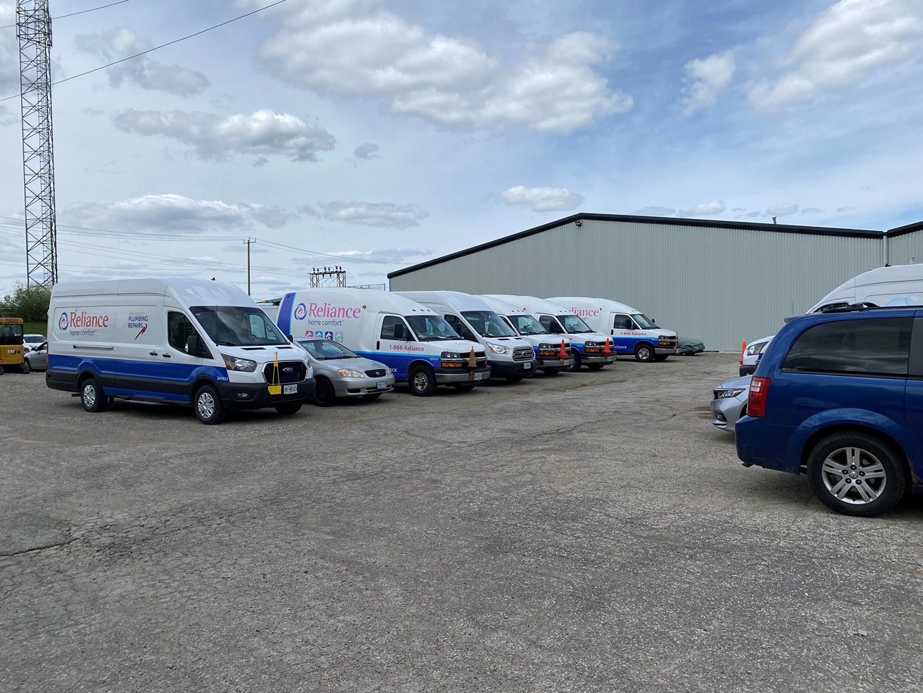 SmartStop Self Storage Facility at 111 Savage Dr,  Cambridge, ON - Ext parking