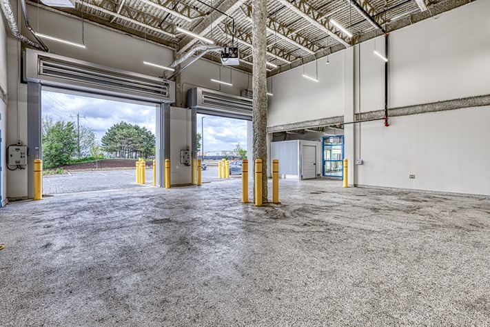 Interior of All Weather Loading Bays at SmartStop Self Storage-EtobicokeON-1985KiplingRd