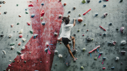 indoor climbing at climbmax, one of the best things to do in asheville