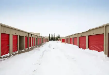 SmartStop Self Storage - 61 Broadway Blvd Sherwood Park, AB - drive up storage units