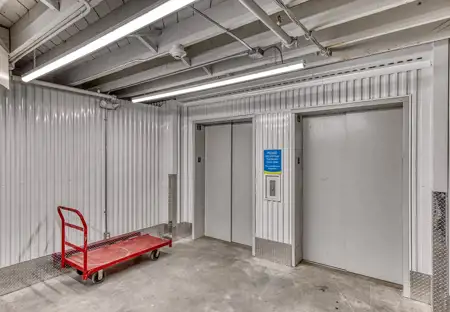 SmartStop Self Storage Facility at 10820 119 St. NW, Edmonton, AB - Elevators