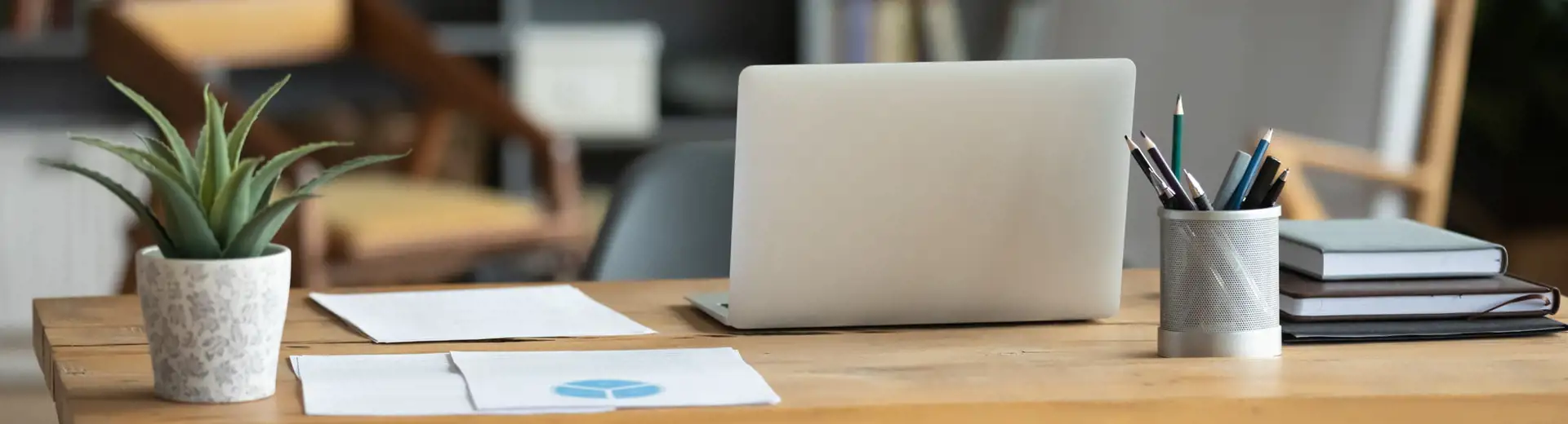 organized and tidy work desk