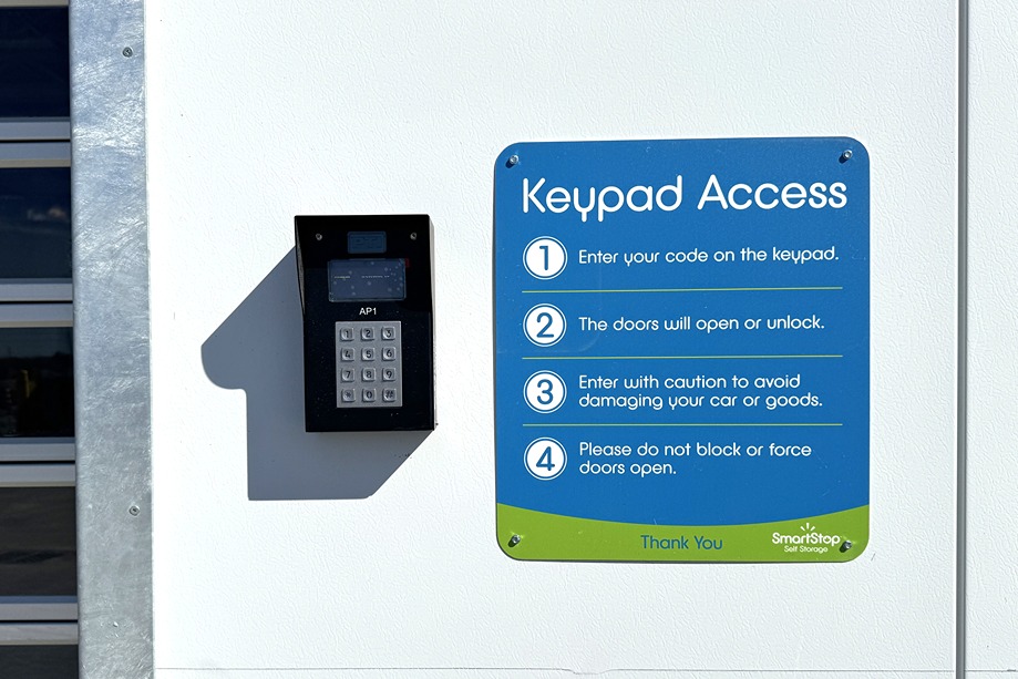 SmartStop Self Storage Facility-20 Melvin Robson Rd, Aurora, ON - Keypad