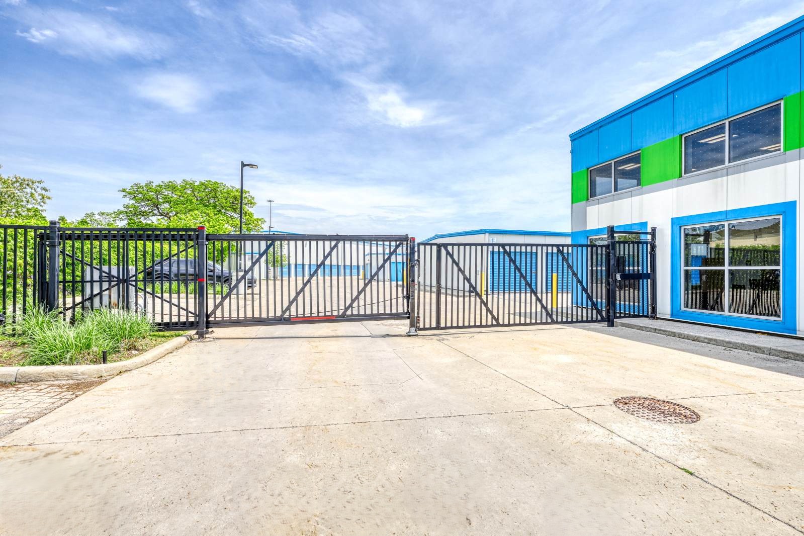 Security Gate at SmartStop self storage facility in Scarborough, Ontario on 515 Centennial Rd N
