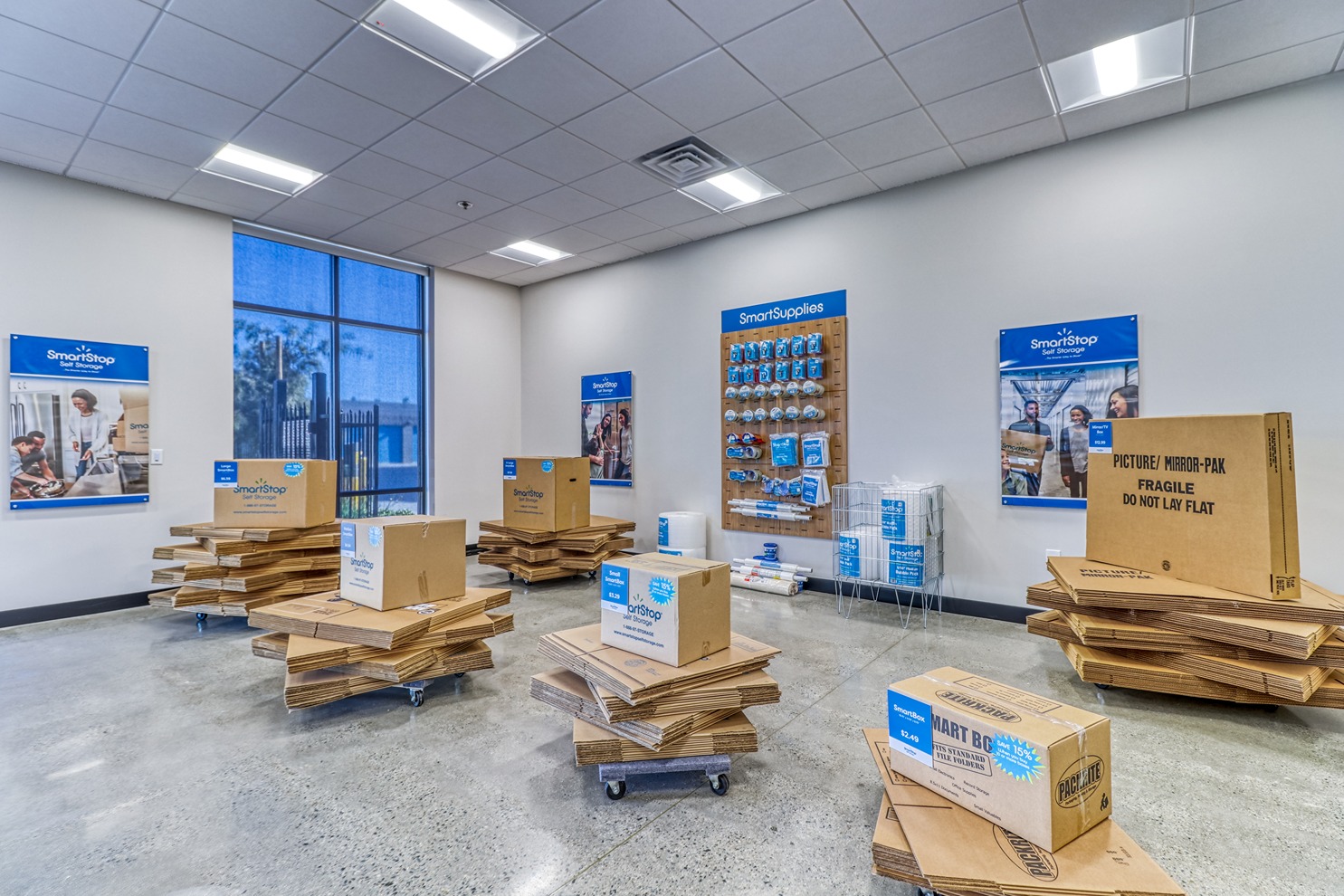 SmartStop Self Storage Facility 970 industrial Blvd, Chula Vista - Moving Supplies