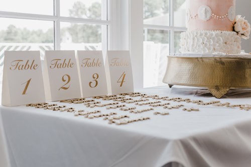 decorative wedding place setting